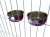 Ellie-Bo Pair of Small Dog Bowls For Crates, Cages or Pens in Pink