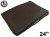 Ellie-Bo Small Replacement Brown Waterproof Cover for Memory Foam Dog Beds