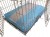 Ellie-Bo Medium Striped Blue & Grey Dog Bed to fit 30 inch Dog Cage
