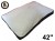 Ellie-Bo Extra Large Replacement Dog Bed Cover with Brown Corduroy Sides and Beige Faux Fur Topping