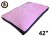 Ellie-Bo Extra Large Dog Bed with Brown Corduroy Sides and Pink Faux Fur Topping to fit 42 inch Dog Cage
