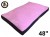 Ellie-Bo XXL Dog Bed Cover with Brown Corduroy Sides and Pink Faux Fur Topping