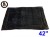 Ellie-Bo Extra Large Duo Reversible Tweed and Black Faux Fur Cage Mat to fit Ellie-Bo 42 inch Dog Cage
