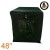 Ellie-Bo Black Waterproof Cover for a 48'' Dog Cage