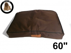 Ellie-Bo Jumbo 60 inch Brown Waterproof Dog Bed