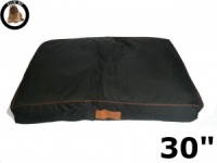 Ellie-Bo Medium Black Waterproof Dog Bed to fit 30 inch Dog Cage