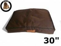 Ellie-Bo Medium Brown Waterproof Dog Bed to fit 30 inch Dog Cage