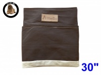 Ellie-Bo Medium Replacement Brown and Cream Striped Dog Bed Cover