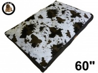 Ellie-Bo Jumbo 60 inch Cowhide Pattern Dog Bed